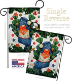 Winter Socks Gnome - Bugs & Frogs Garden Friends Vertical Impressions Decorative Flags HG104161 Made In USA