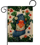 Winter Socks Gnome - Bugs & Frogs Garden Friends Vertical Impressions Decorative Flags HG104161 Made In USA