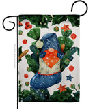 Winter Socks Gnome - Bugs & Frogs Garden Friends Vertical Impressions Decorative Flags HG104161 Made In USA