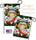 Winter Sock Gnomid - Bugs & Frogs Garden Friends Vertical Impressions Decorative Flags HG104162 Made In USA