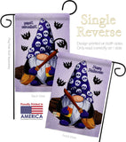 Spooky Gnome - Bugs & Frogs Garden Friends Vertical Impressions Decorative Flags HG104164 Made In USA