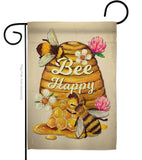 Bee Happy - Bugs & Frogs Garden Friends Vertical Impressions Decorative Flags HG137025 Made In USA