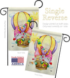 Gnomes Balloon - Bugs & Frogs Garden Friends Vertical Impressions Decorative Flags HG192660 Made In USA