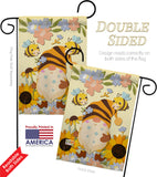 Blooming Gnome - Bugs & Frogs Garden Friends Vertical Impressions Decorative Flags HG192669 Made In USA