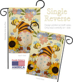 Blooming Gnome - Bugs & Frogs Garden Friends Vertical Impressions Decorative Flags HG192669 Made In USA