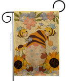 Blooming Gnome - Bugs & Frogs Garden Friends Vertical Impressions Decorative Flags HG192669 Made In USA