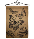 Butterflies - Bugs & Frogs Garden Friends Vertical Impressions Decorative Flags HG104002 Made In USA