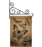 Butterflies - Bugs & Frogs Garden Friends Vertical Impressions Decorative Flags HG104002 Made In USA