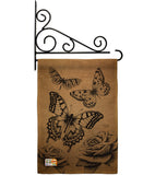Butterflies - Bugs & Frogs Garden Friends Vertical Impressions Decorative Flags HG104002 Made In USA