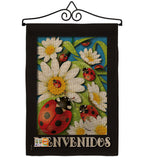 Paraíso de Tortolitas - Bugs & Frogs Garden Friends Vertical Impressions Decorative Flags HG104072 Made In USA