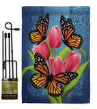 Monarch Butterflies - Bugs & Frogs Garden Friends Vertical Impressions Decorative Flags HG104078 Made In USA