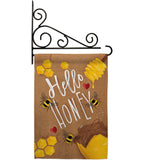 Hello Honey - Bugs & Frogs Garden Friends Vertical Impressions Decorative Flags HG104102 Made In USA