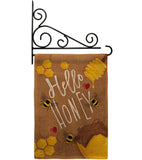 Hello Honey - Bugs & Frogs Garden Friends Vertical Impressions Decorative Flags HG104102 Made In USA