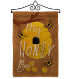 My Honey Bee - Bugs & Frogs Garden Friends Vertical Impressions Decorative Flags HG104105 Made In USA