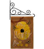 My Honey Bee - Bugs & Frogs Garden Friends Vertical Impressions Decorative Flags HG104105 Made In USA