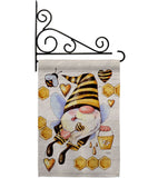 Honey Gnome - Bugs & Frogs Garden Friends Vertical Impressions Decorative Flags HG104121 Made In USA