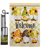 Spring Gnomes - Bugs & Frogs Garden Friends Vertical Impressions Decorative Flags HG104134 Made In USA