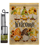 Spring Gnomes - Bugs & Frogs Garden Friends Vertical Impressions Decorative Flags HG104134 Made In USA