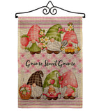 Gnome Sweet Gnome - Bugs & Frogs Garden Friends Vertical Impressions Decorative Flags HG104138 Made In USA