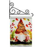 Fall Gnome - Bugs & Frogs Garden Friends Vertical Impressions Decorative Flags HG104142 Made In USA