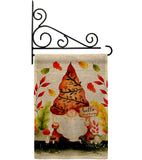 Fall Gnome - Bugs & Frogs Garden Friends Vertical Impressions Decorative Flags HG104142 Made In USA