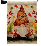 Fall Gnome - Bugs & Frogs Garden Friends Vertical Impressions Decorative Flags HG104142 Made In USA