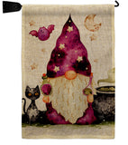 Poison Gnome - Bugs & Frogs Garden Friends Vertical Impressions Decorative Flags HG104144 Made In USA