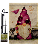 Poison Gnome - Bugs & Frogs Garden Friends Vertical Impressions Decorative Flags HG104144 Made In USA