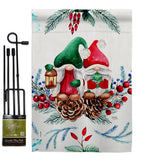 Winter Gnome - Bugs & Frogs Garden Friends Vertical Impressions Decorative Flags HG104146 Made In USA