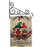 Winter Gnome - Bugs & Frogs Garden Friends Vertical Impressions Decorative Flags HG104146 Made In USA