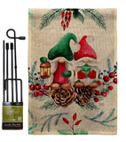 Winter Gnome - Bugs & Frogs Garden Friends Vertical Impressions Decorative Flags HG104146 Made In USA