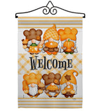 Pumpkin Gnome - Bugs & Frogs Garden Friends Vertical Impressions Decorative Flags HG104154 Made In USA