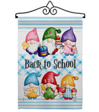 School Gnome - Bugs & Frogs Garden Friends Vertical Impressions Decorative Flags HG104156 Made In USA