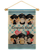 Grad Gnome - Bugs & Frogs Garden Friends Vertical Impressions Decorative Flags HG104158 Made In USA