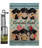 Grad Gnome - Bugs & Frogs Garden Friends Vertical Impressions Decorative Flags HG104158 Made In USA