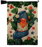 Winter Socks Gnome - Bugs & Frogs Garden Friends Vertical Impressions Decorative Flags HG104161 Made In USA