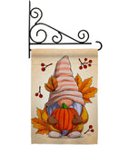 Autumn Gnome - Bugs & Frogs Garden Friends Vertical Impressions Decorative Flags HG104163 Made In USA