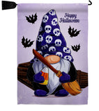 Spooky Gnome - Bugs & Frogs Garden Friends Vertical Impressions Decorative Flags HG104164 Made In USA