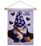 Spooky Gnome - Bugs & Frogs Garden Friends Vertical Impressions Decorative Flags HG104164 Made In USA