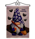 Spooky Gnome - Bugs & Frogs Garden Friends Vertical Impressions Decorative Flags HG104164 Made In USA