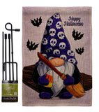 Spooky Gnome - Bugs & Frogs Garden Friends Vertical Impressions Decorative Flags HG104164 Made In USA