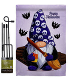 Spooky Gnome - Bugs & Frogs Garden Friends Vertical Impressions Decorative Flags HG104164 Made In USA