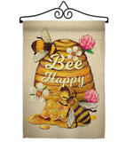 Bee Happy - Bugs & Frogs Garden Friends Vertical Impressions Decorative Flags HG137025 Made In USA