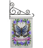 Floral Butterfly - Bugs & Frogs Garden Friends Vertical Impressions Decorative Flags HG137082 Made In USA