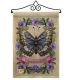 Floral Butterfly - Bugs & Frogs Garden Friends Vertical Impressions Decorative Flags HG137082 Made In USA