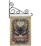 Floral Butterfly - Bugs & Frogs Garden Friends Vertical Impressions Decorative Flags HG137082 Made In USA