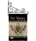 Queen Bee Happy - Bugs & Frogs Garden Friends Vertical Impressions Decorative Flags HG137208 Made In USA