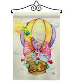 Gnomes Balloon - Bugs & Frogs Garden Friends Vertical Impressions Decorative Flags HG192660 Made In USA