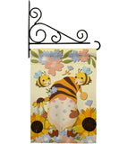 Blooming Gnome - Bugs & Frogs Garden Friends Vertical Impressions Decorative Flags HG192669 Made In USA