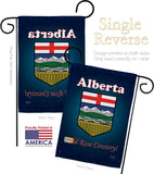 Alberta - Canada Provinces Flags of the World Vertical Impressions Decorative Flags HG108166 Made In USA